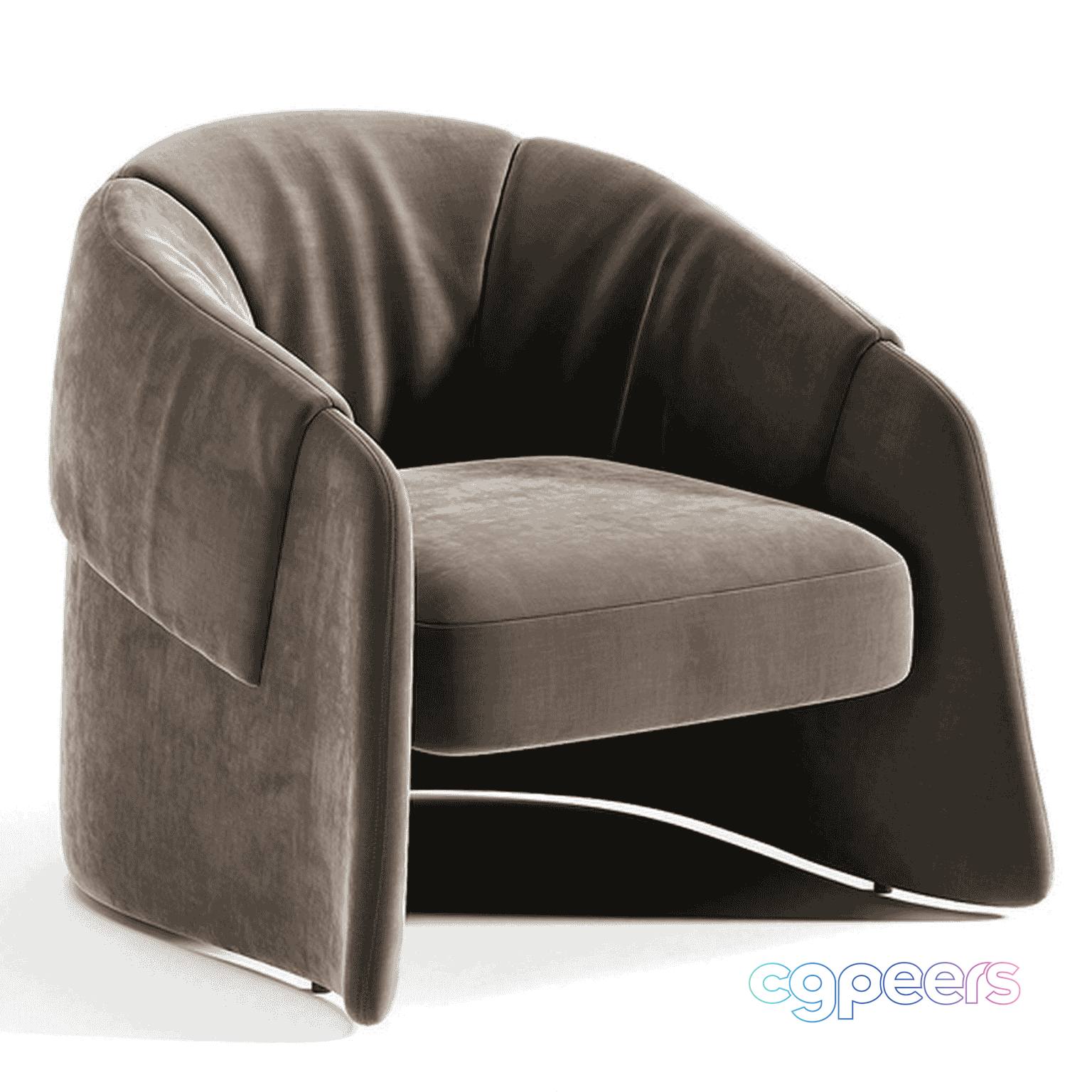 Modern Grey Chair 3D Model - 9936 - CORONA Render