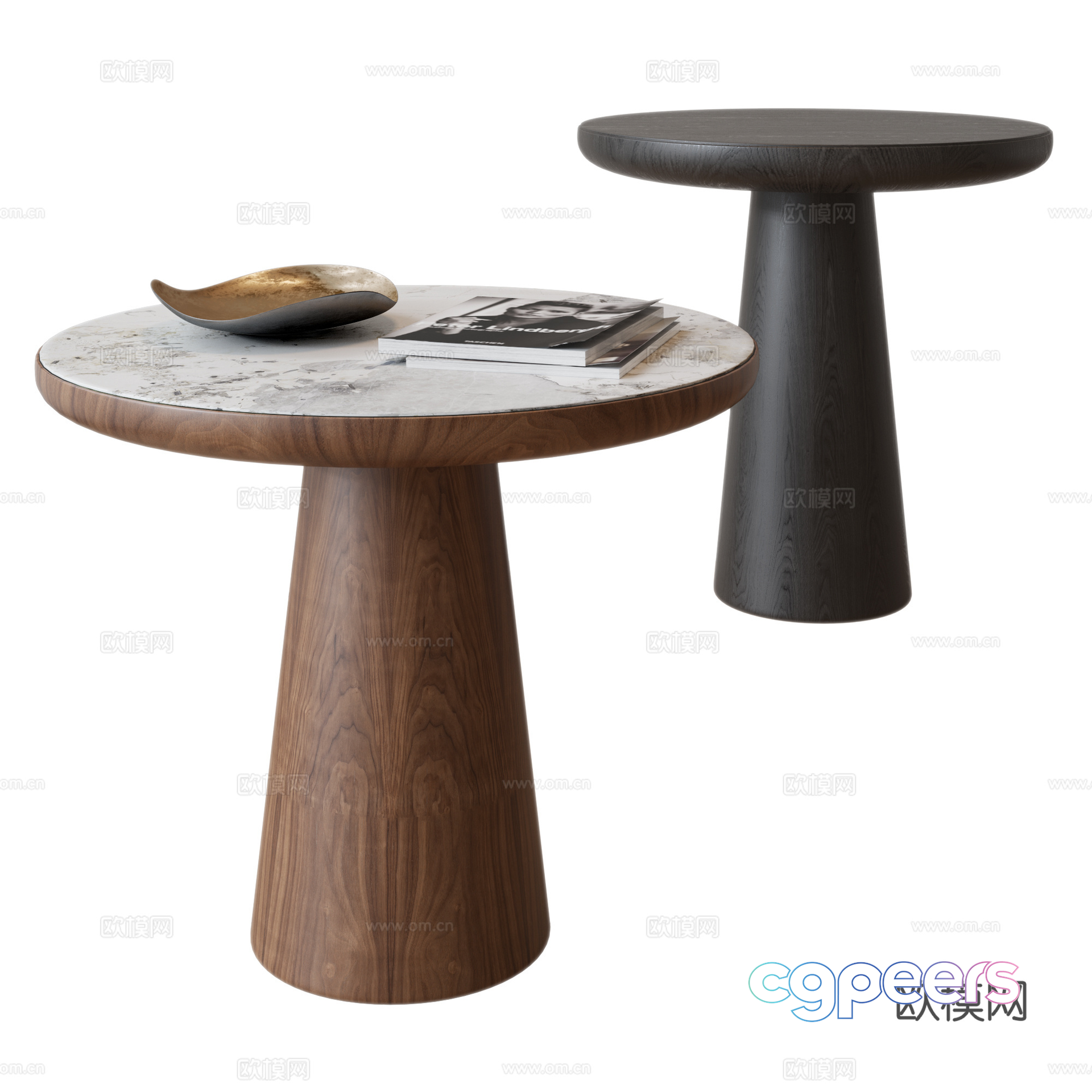 Modern Wooden Tables 3D Model - 20054 - VRAY Render Modern Wooden Tables 3D Model - 20054 - VRAY Render