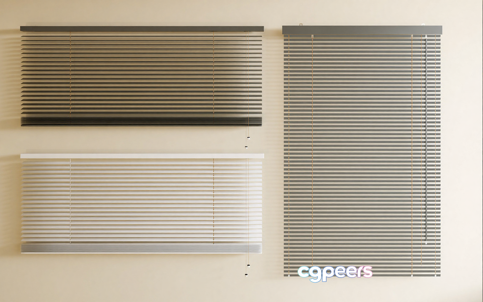 Horizontal Window Blinds 3D Model - 16868 - CORONA Render Horizontal Window Blinds 3D Model - 16868 - CORONA Render