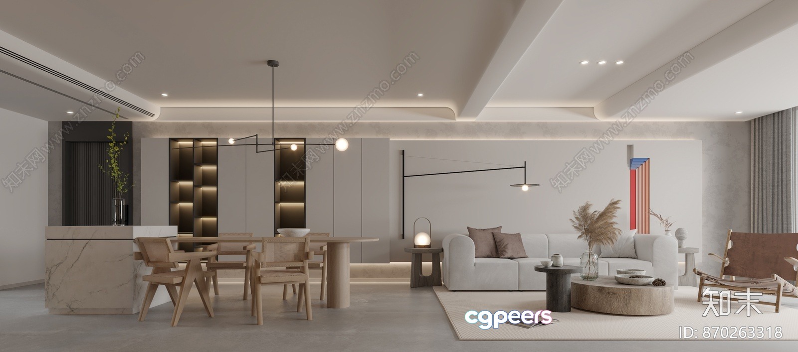 Modern Living Room 3D Model - 14797 - VRAY Render Modern Living Room 3D Model - 14797 - VRAY Render