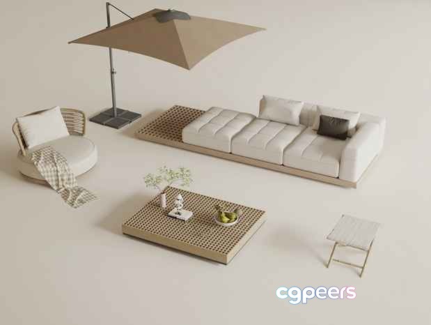 Modern Living Room 3D Model - 11786 - VRAY Render Modern Living Room 3D Model - 11786 - VRAY Render