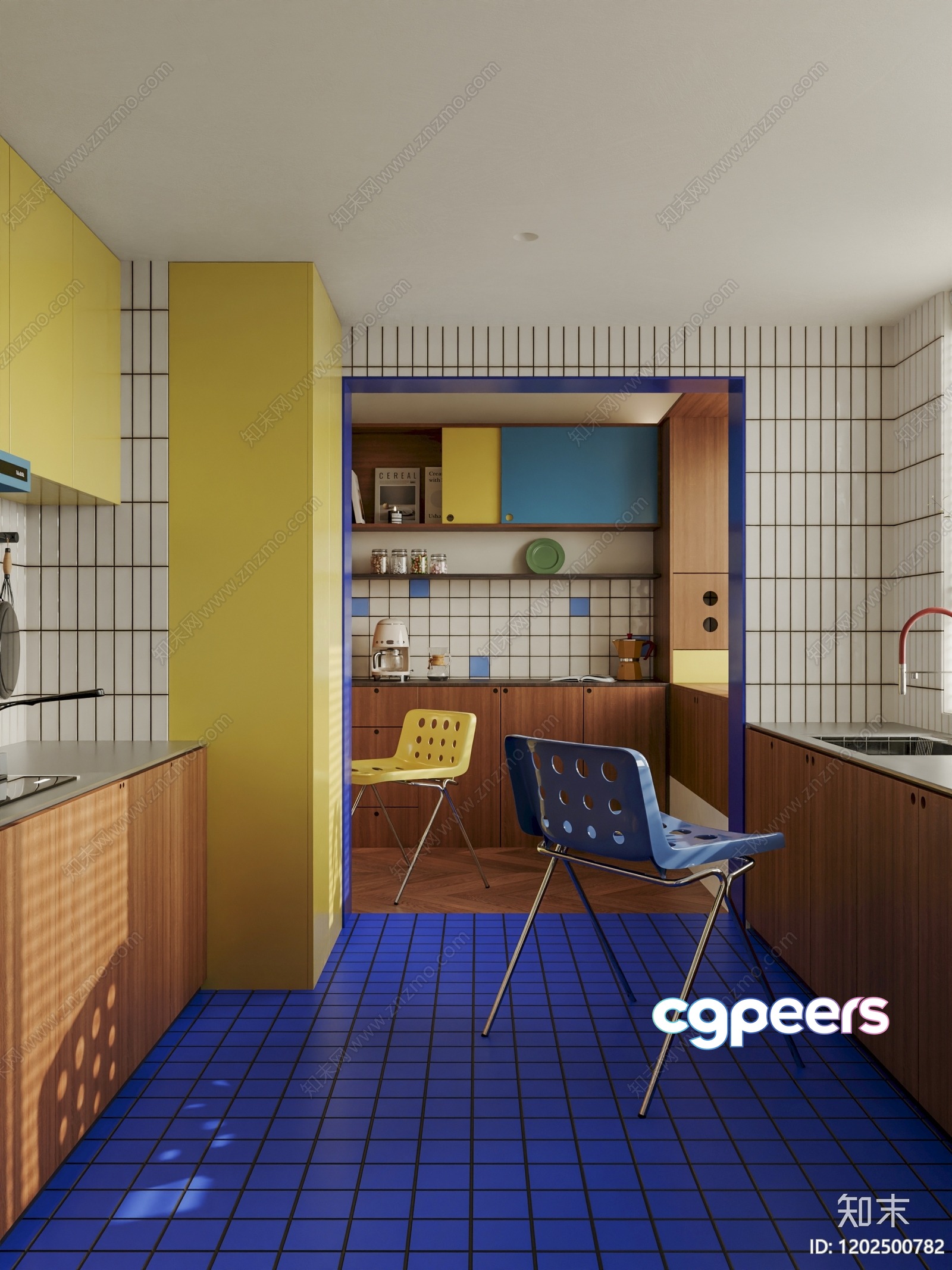 A Modern Kitchen 3D Model - 780 - CORONA Render A Modern Kitchen 3D Model - 780 - CORONA Render