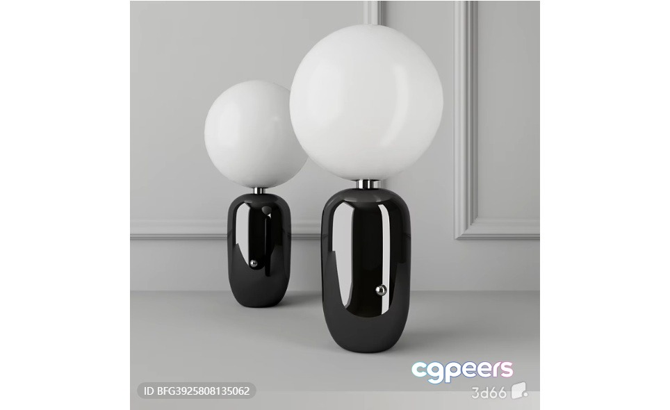 Modern Table Lamps 3D Model - 10816 - VRAY Render