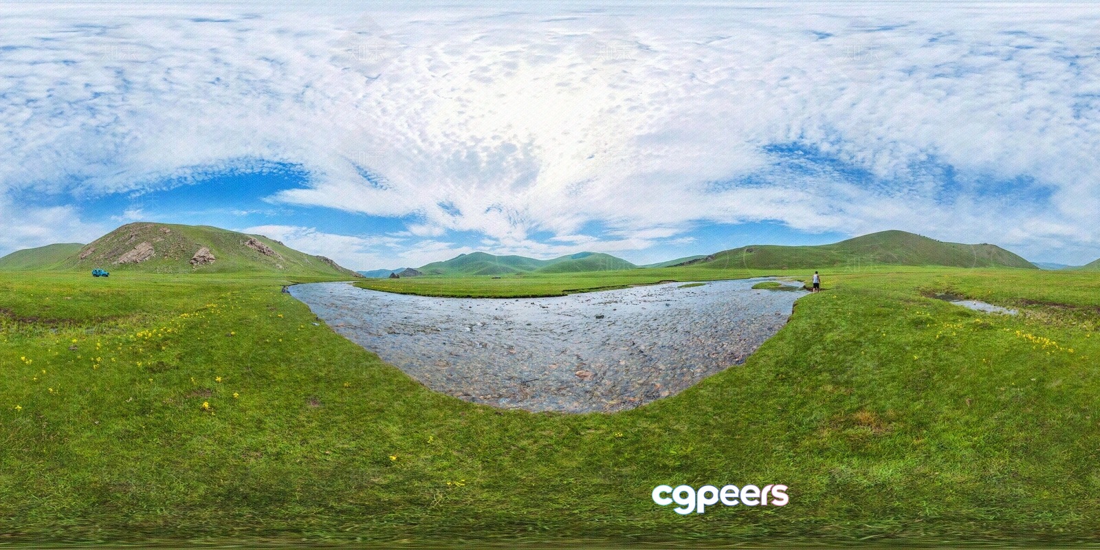 A Serene Landscape 3D Model - 7222 - VRAY Render