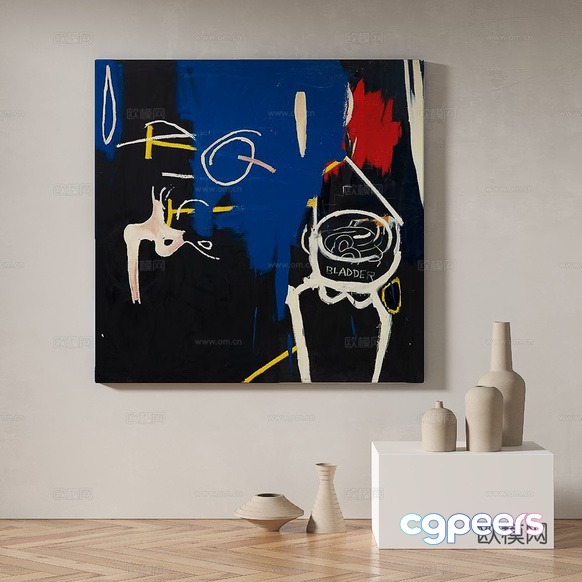 Abstract Art Piece 3D Model - 5697 - VRAY Render