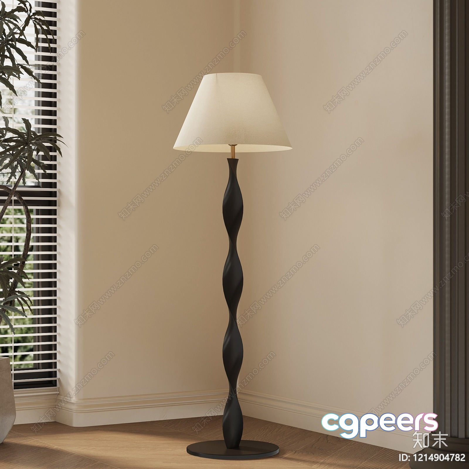 Modern Floor Lamp 3D Model - 6942 - VRAY Render Modern Floor Lamp 3D Model - 6942 - VRAY Render