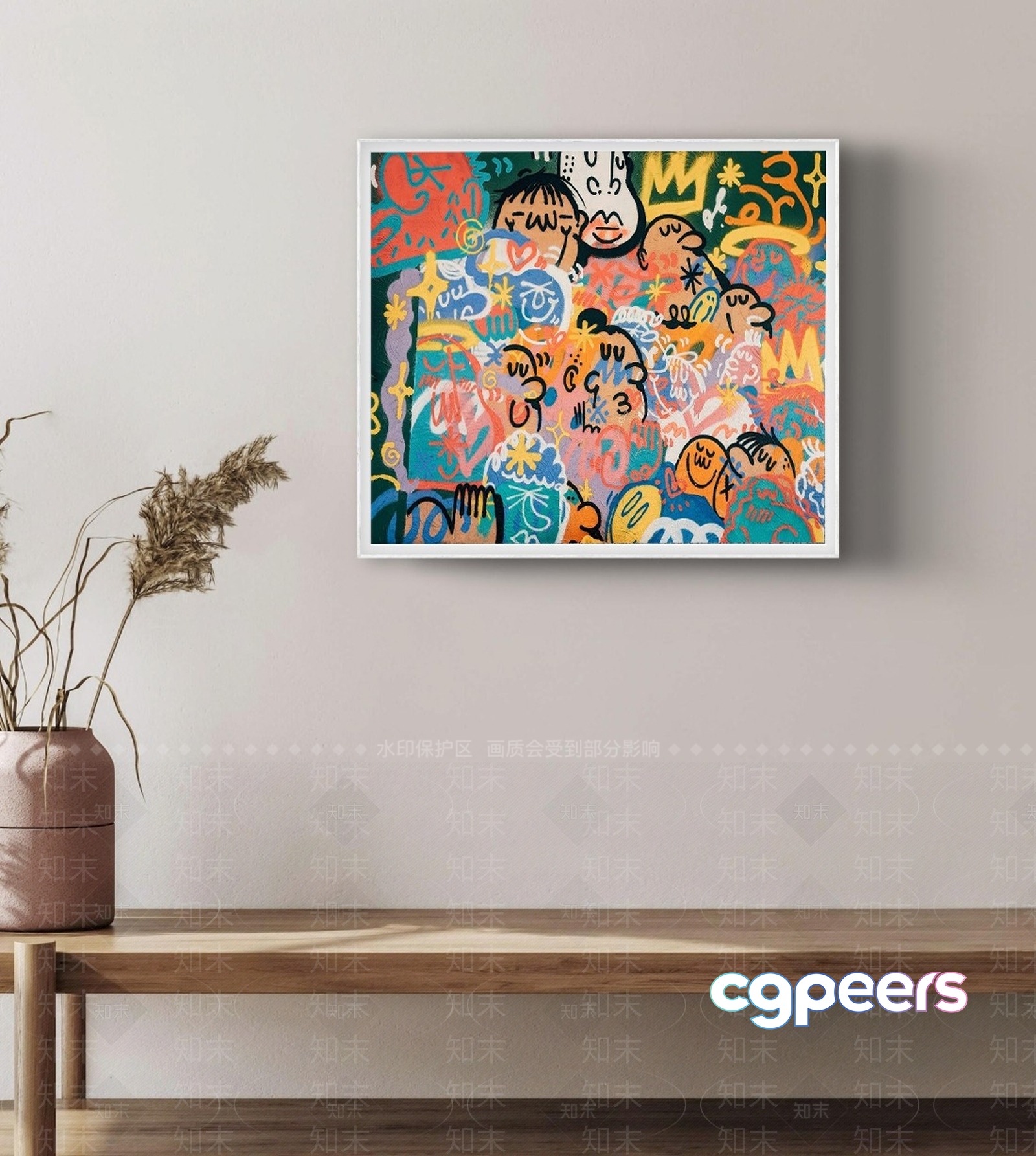 Modern Art Piece 3D Model - 3833 - VRAY Render