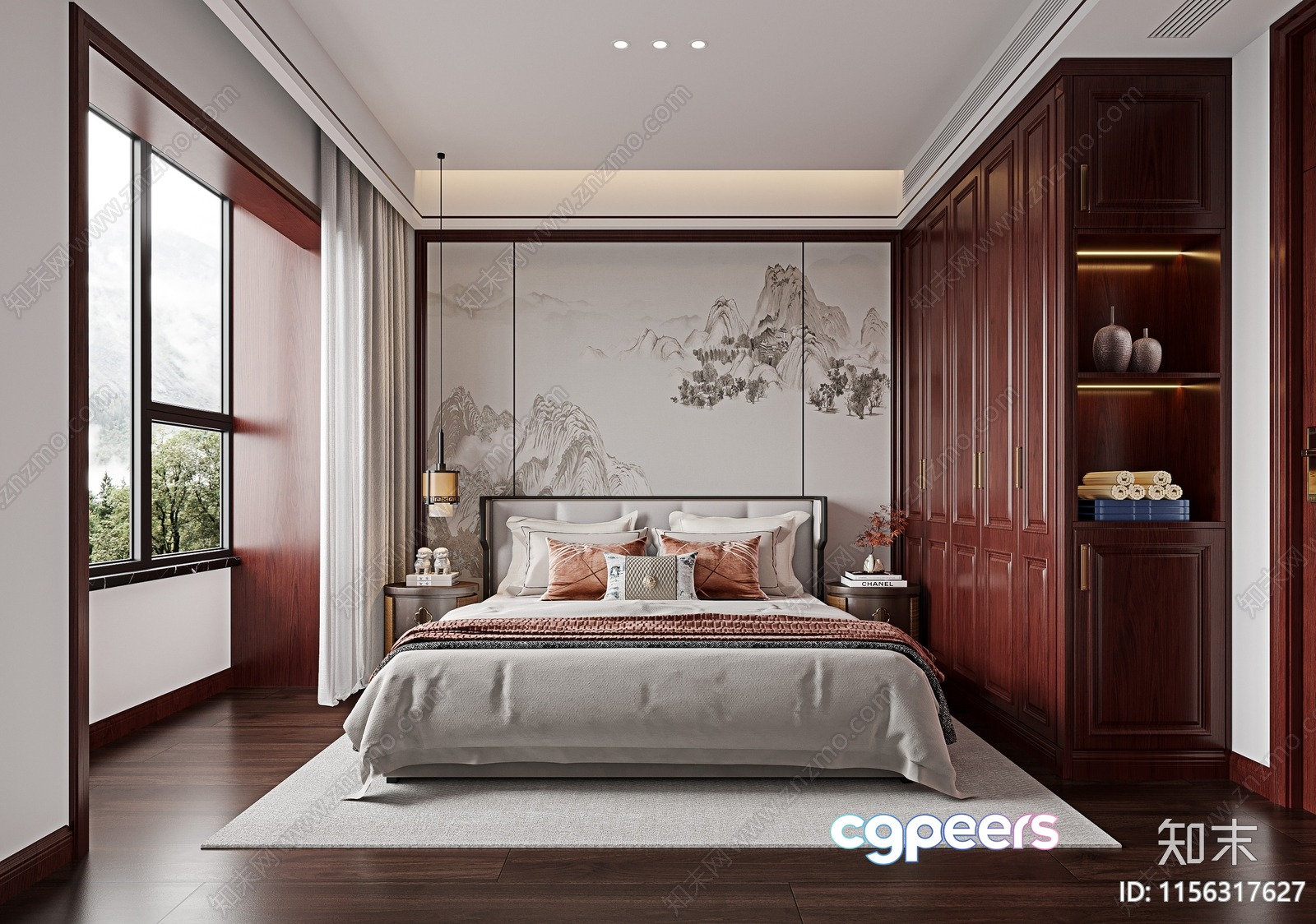 Cozy Bedroom 3D Model - 1610 - VRAY Render Cozy Bedroom 3D Model - 1610 - VRAY Render