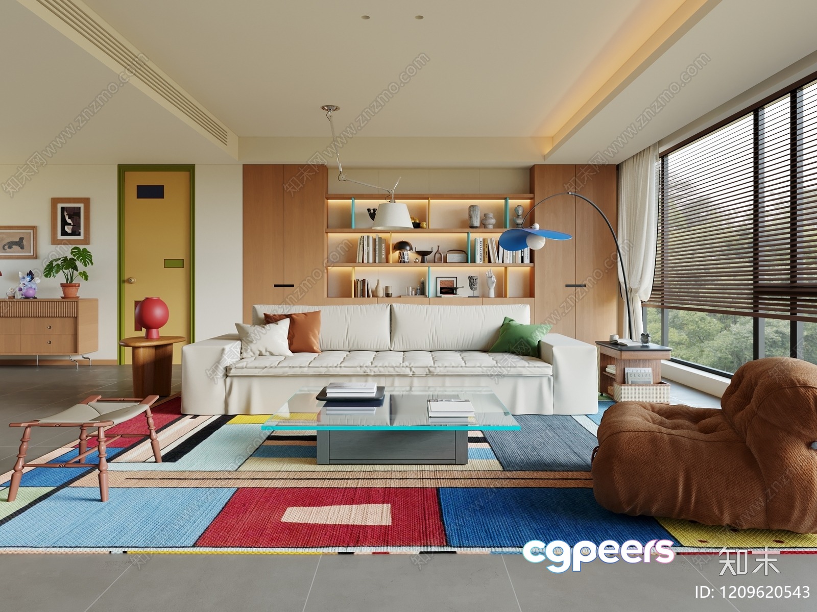 Modern Living Room 3D Model - 19463 - VRAY Render Modern Living Room 3D Model - 19463 - VRAY Render