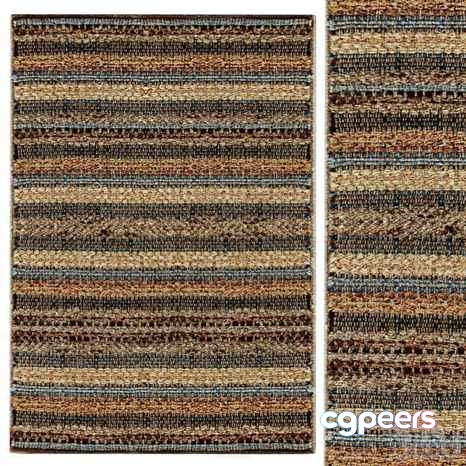 Striped Rug 3D Model - 12866 - CORONA Render Striped Rug 3D Model - 12866 - CORONA Render