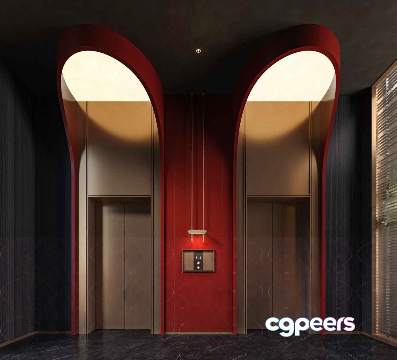 Modern Elevator Design 3D Model - 610 - CORONA Render Modern Elevator Design 3D Model - 610 - CORONA Render