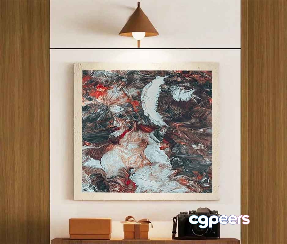 Abstract Art Piece 3D Model - 7769 - VRAY Render Abstract Art Piece 3D Model - 7769 - VRAY Render