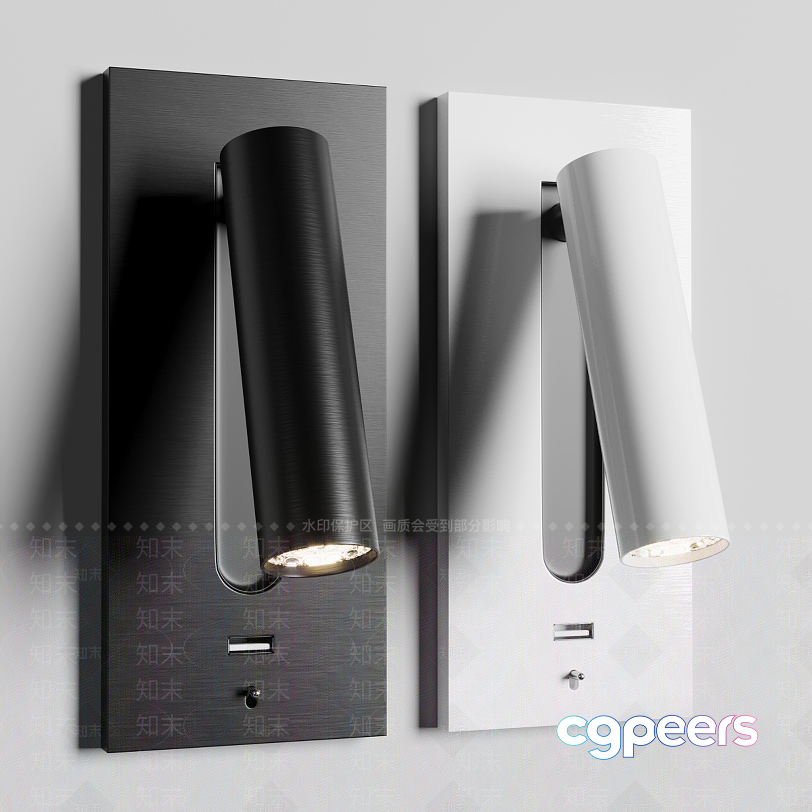 Modern Wall Lighting 3D Model - 23668 - VRAY Render