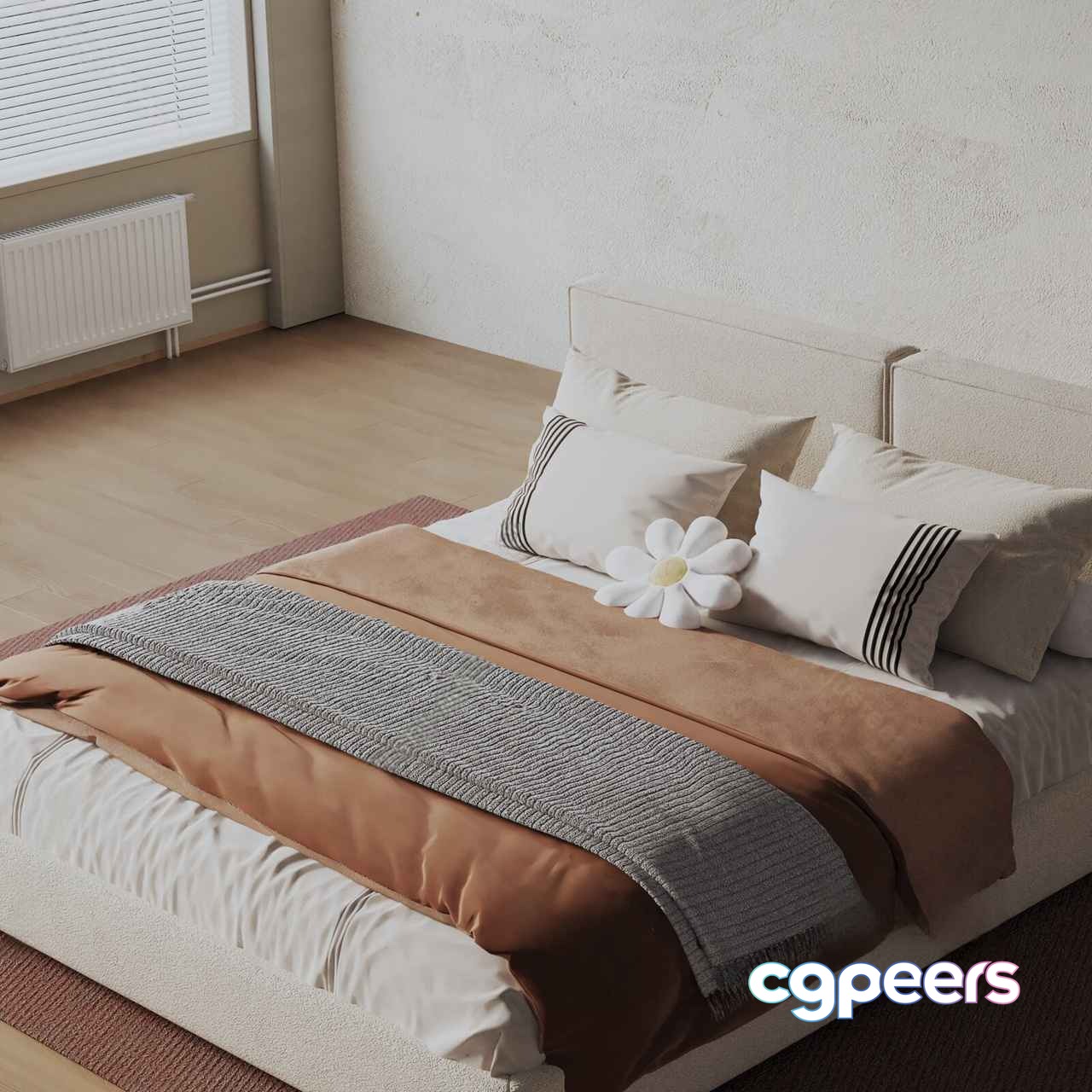 Cozy Bedroom 3D Model - 17937 - VRAY Render Cozy Bedroom 3D Model - 17937 - VRAY Render