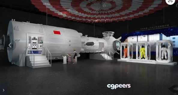 A Large White Futuristic-Looking Spacecraft 3D Model - 5680 - VRAY Render A Large White Futuristic-Looking Spacecraft 3D Model - 5680 - VRAY Render