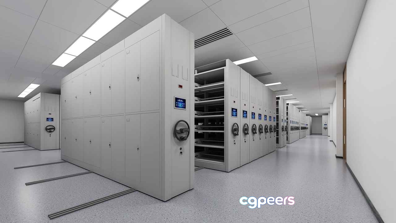 Large Storage Units 3D Model - 14536 - CORONA Render