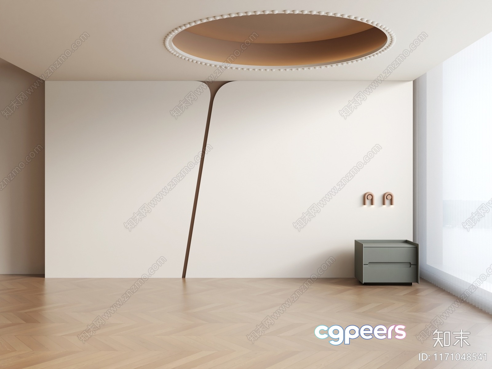 Modern Minimalist Room 3D Model - 12746 - VRAY Render