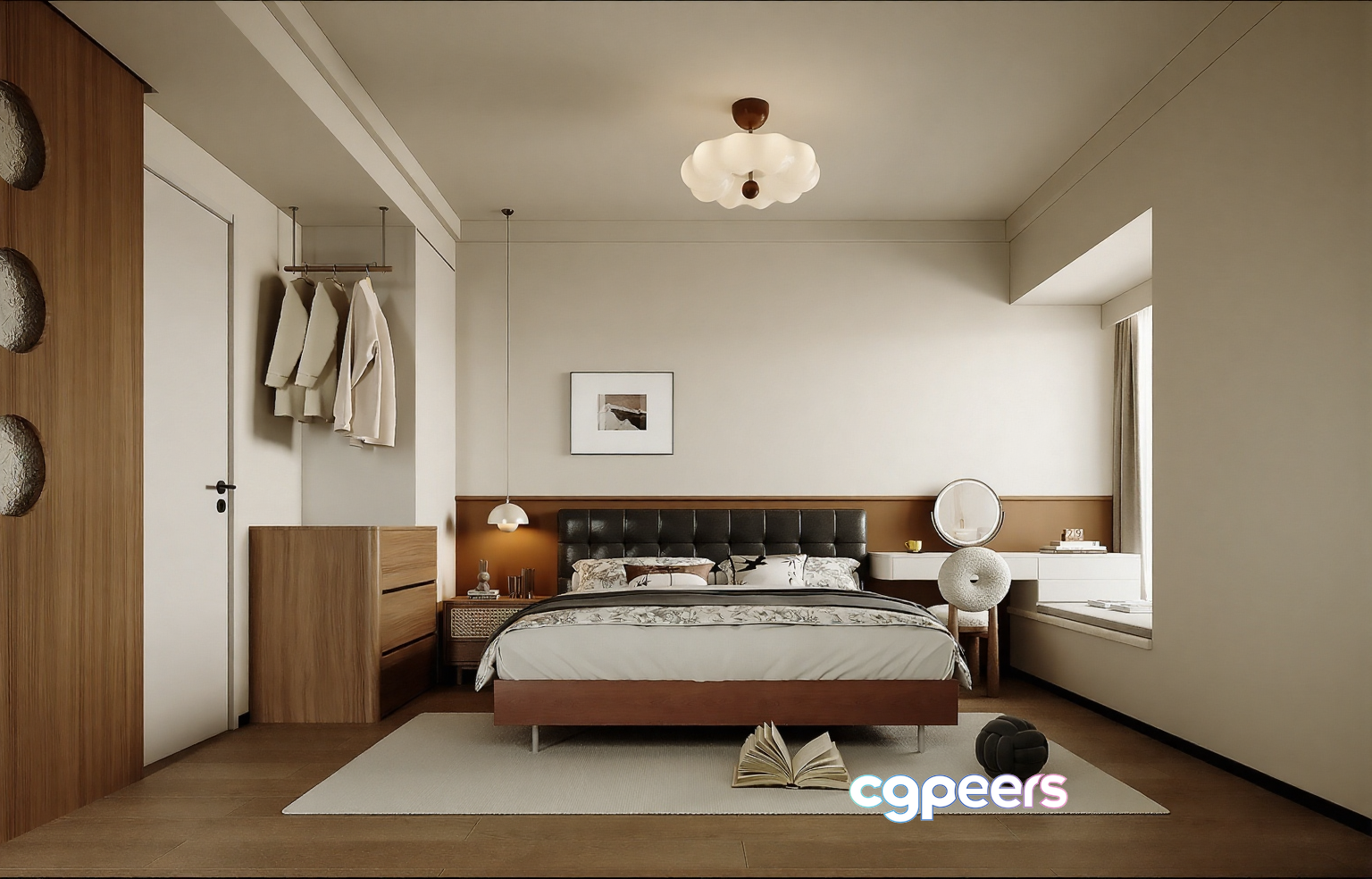 Cozy Bedroom 3D Model - 6177 - VRAY Render Cozy Bedroom 3D Model - 6177 - VRAY Render