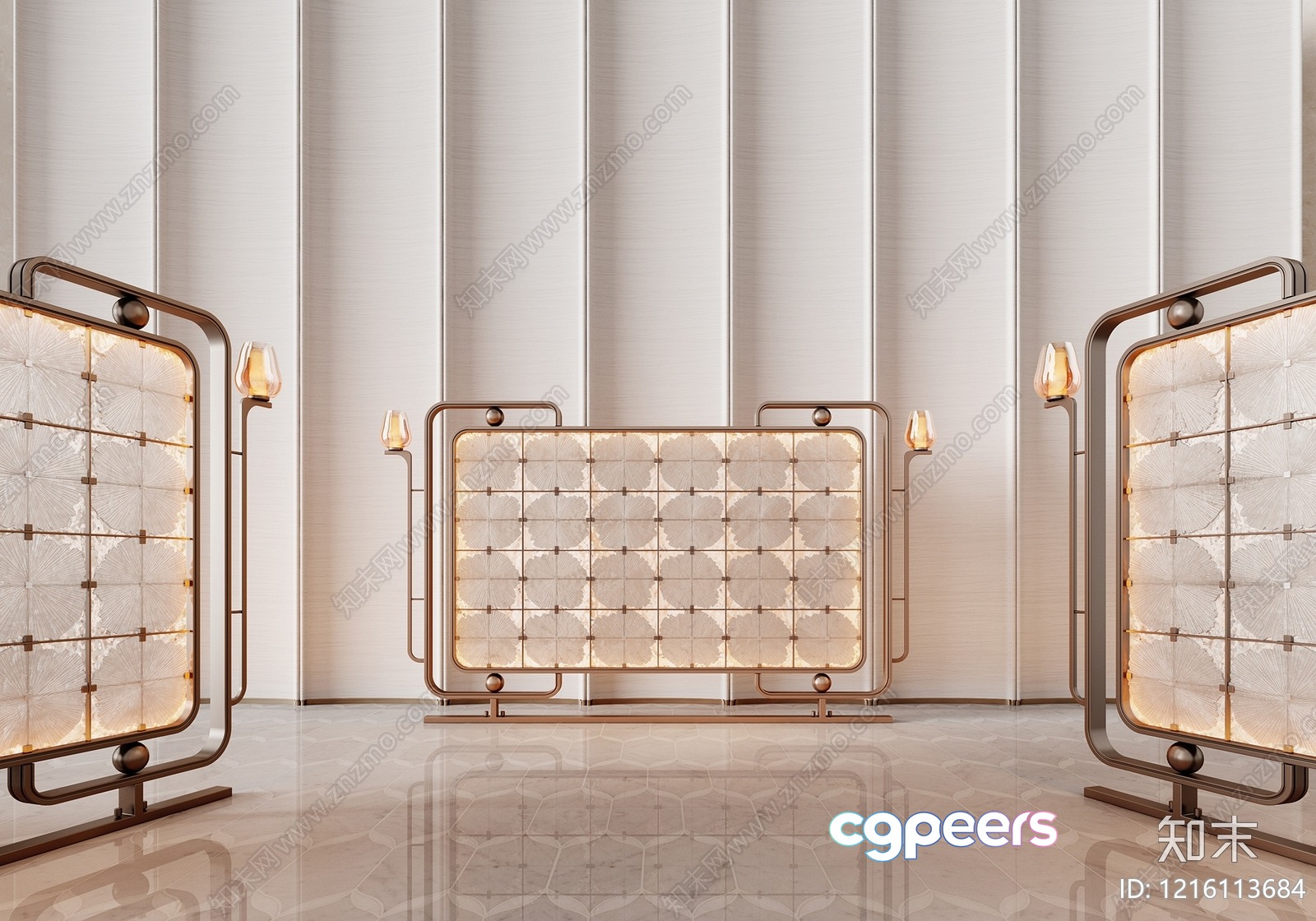 Modern Light Fixtures 3D Model - 11715 - VRAY Render