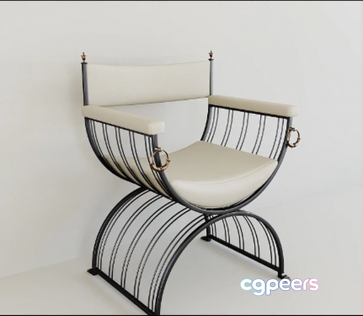 Modern Metal Chair 3D Model - 6218 - VRAY Render Modern Metal Chair 3D Model - 6218 - VRAY Render