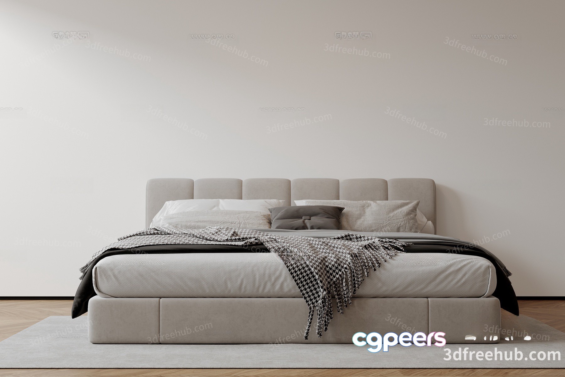 Cozy Bedroom 3D Model - 18766 - VRAY Render