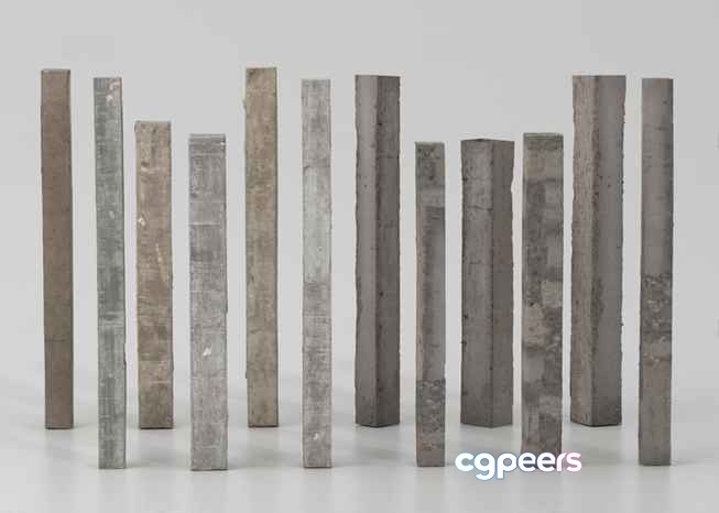 Concrete Pillars 3D Model - 16916 - VRAY Render