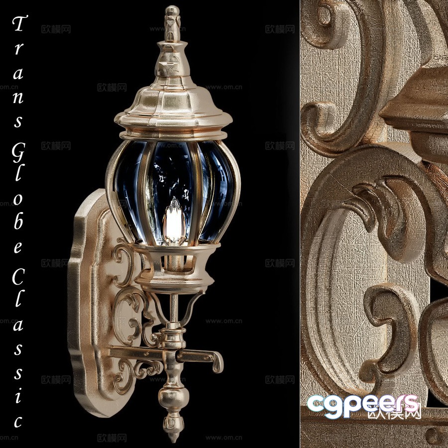Gold Light Fixture 3D Model - 21749 - VRAY Render Gold Light Fixture 3D Model - 21749 - VRAY Render