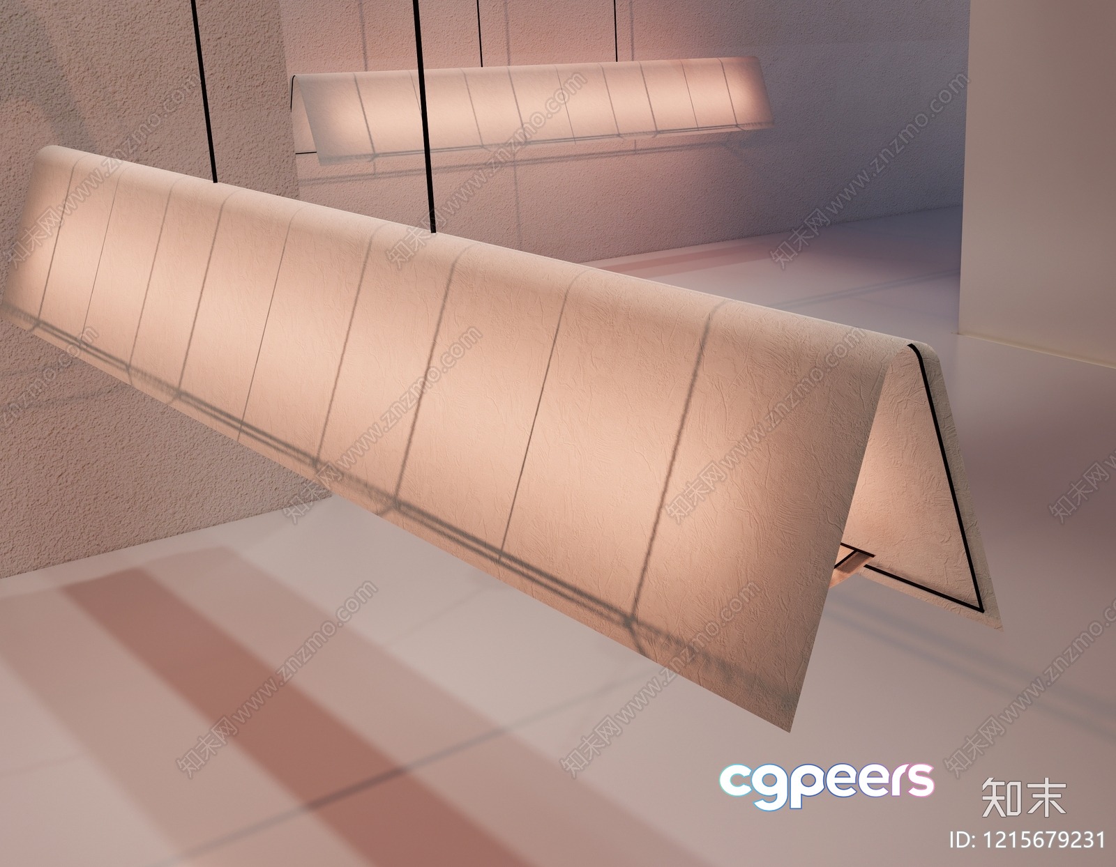 Modern White Room 3D Model - 15260 - VRAY Render