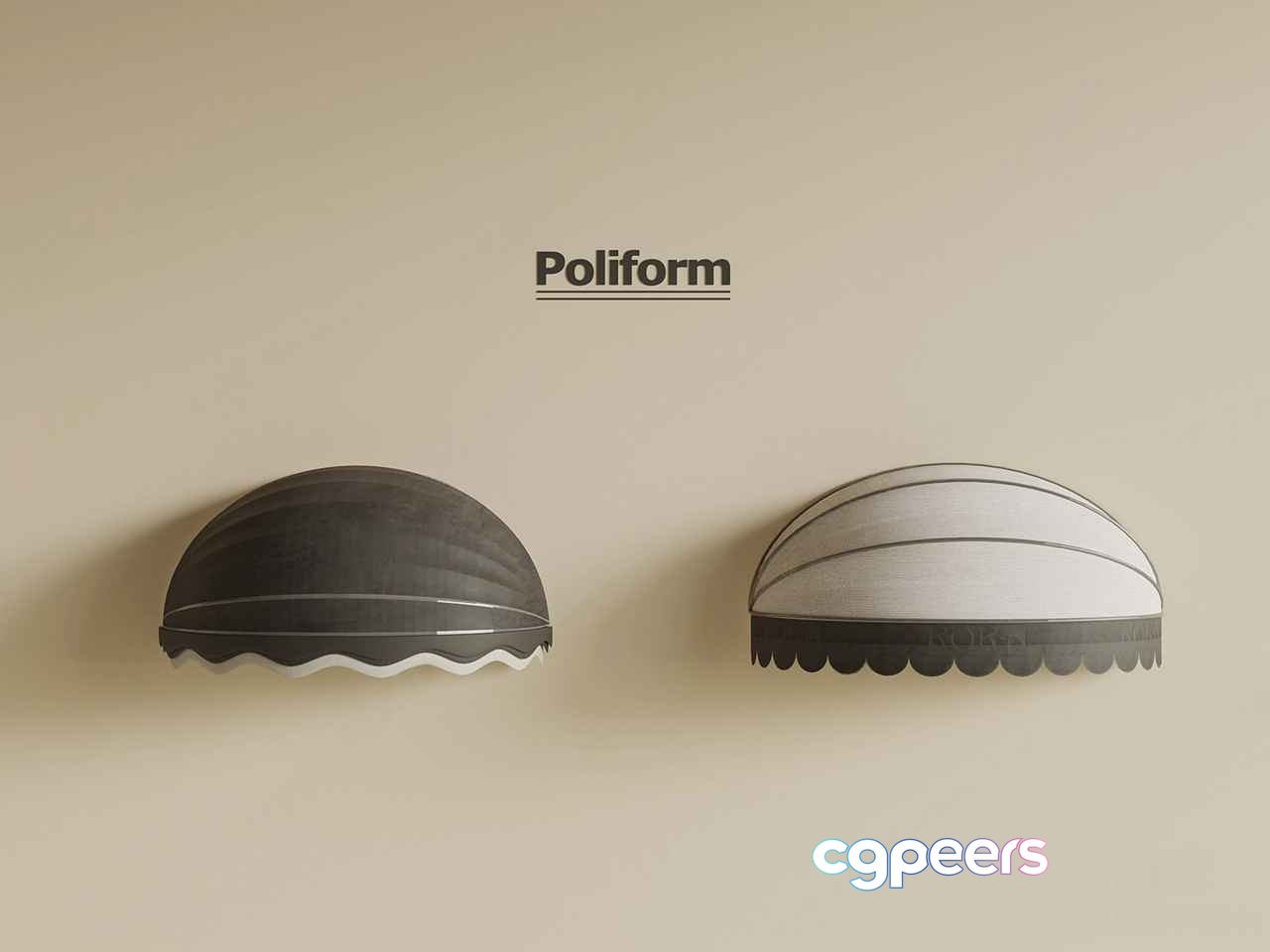 Poliform Wall Sconces 3D Model - 13547 - VRAY Render Poliform Wall Sconces 3D Model - 13547 - VRAY Render