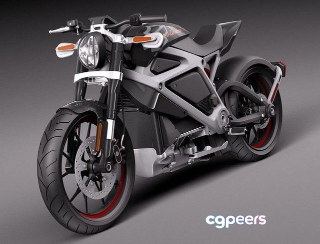 3D Game Assets - Harley-Davidson Project Livewire 3D Game Assets - Harley-Davidson Project Livewire