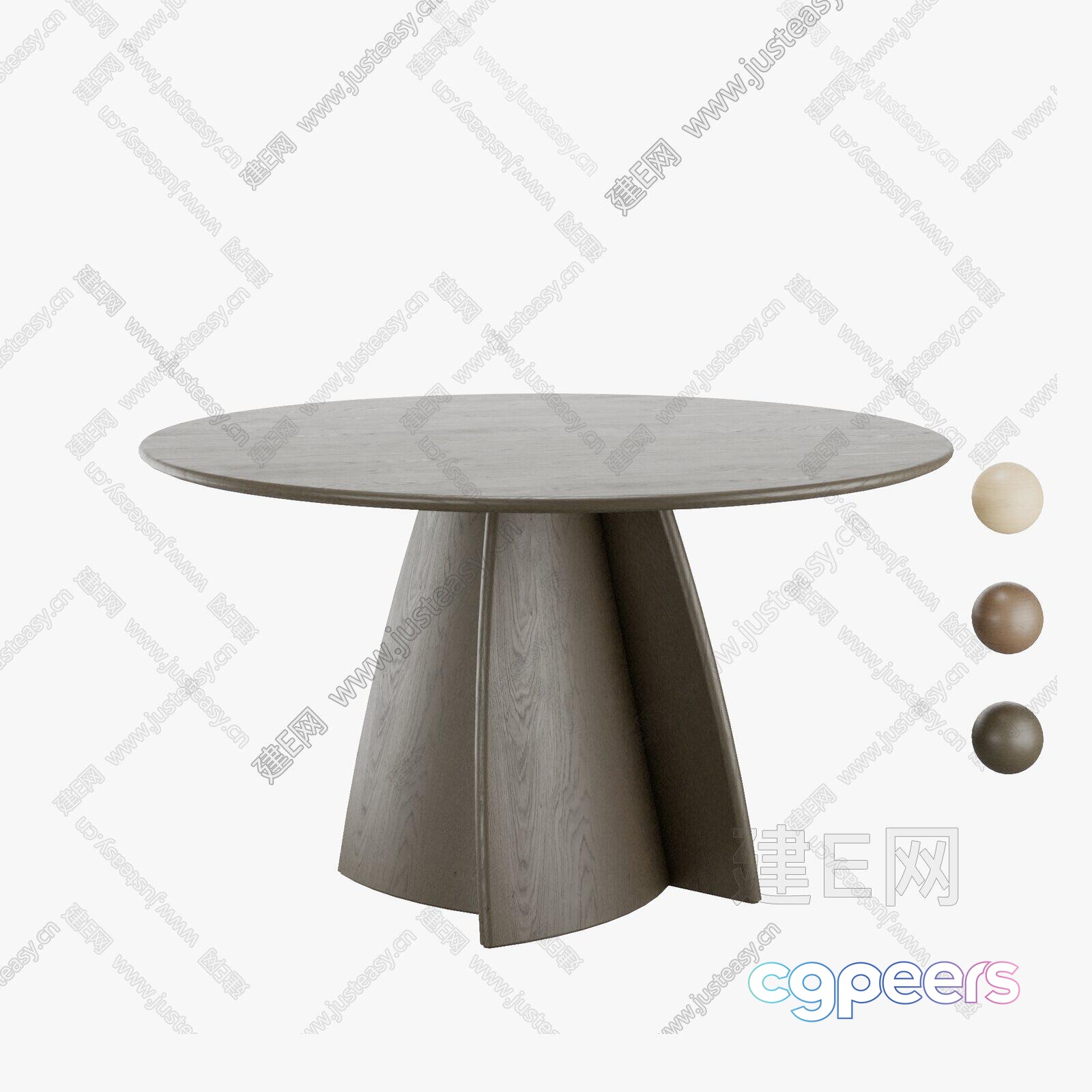 Round Table 3D Model - 2152 - VRAY Render