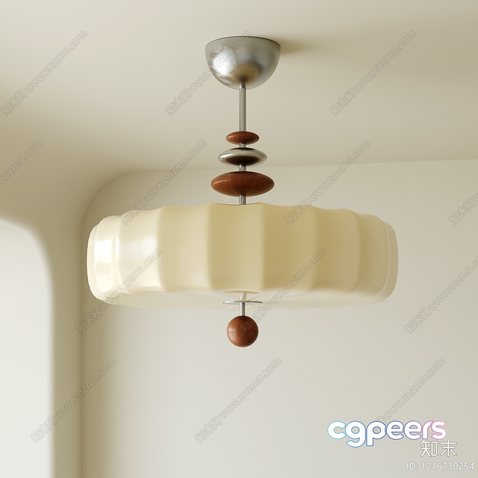 Gold Light Fixture 3D Model - 14179 - VRAY Render