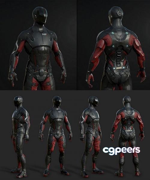 3D Game Assets - MASS EFFECT - PATHFINDER SUIT 3D Game Assets - MASS EFFECT - PATHFINDER SUIT