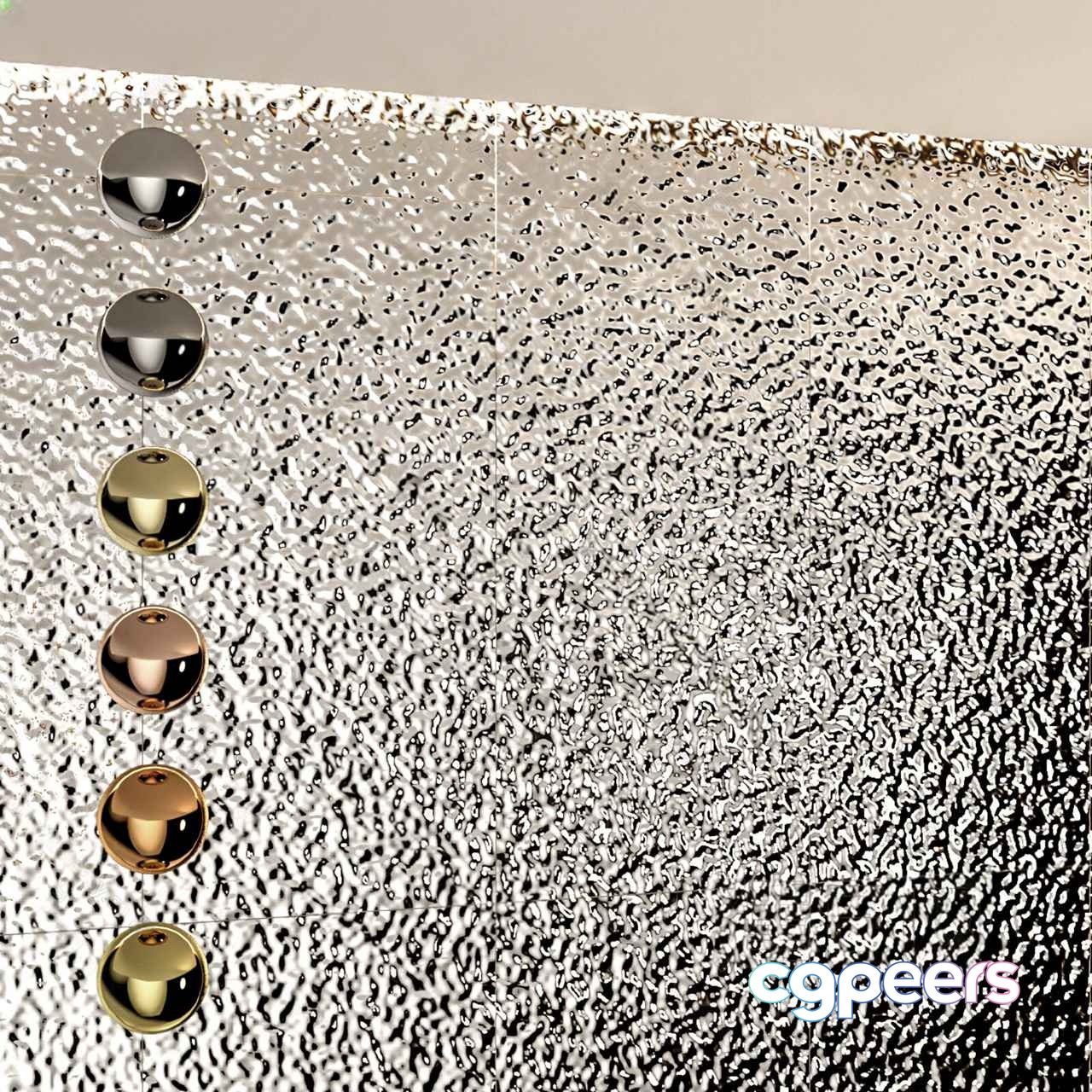 The Single Main Subject Is A Ceiling With A Textured Pattern 3D Model - 3036 - CORONA Render