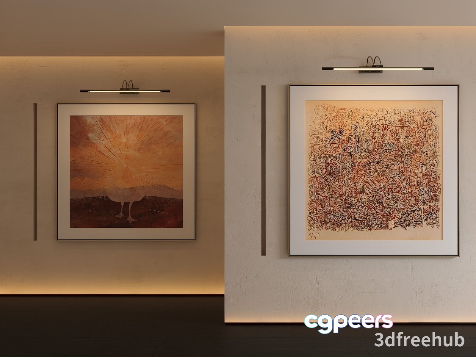 Modern Art Gallery 3D Model - 21312 - VRAY Render Modern Art Gallery 3D Model - 21312 - VRAY Render