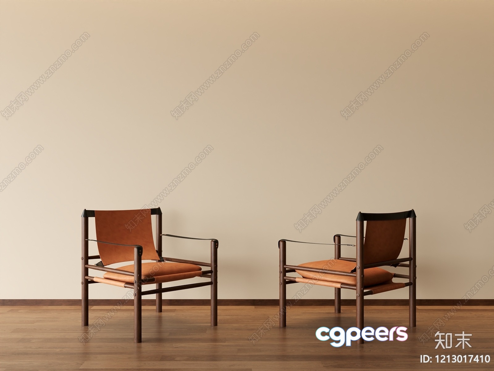 Wooden Armchairs 3D Model - 20765 - VRAY Render Wooden Armchairs 3D Model - 20765 - VRAY Render