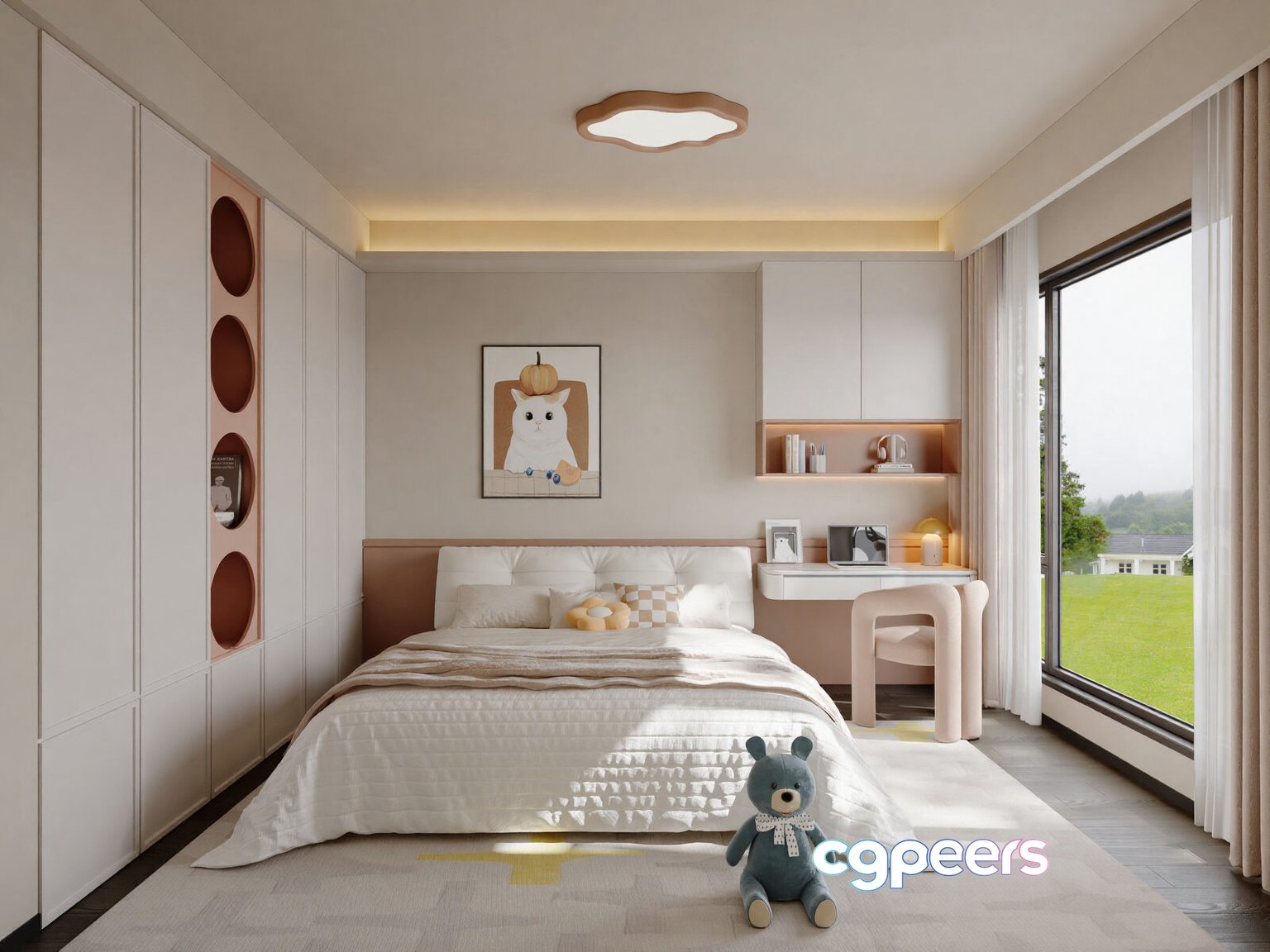 Cozy Children'S Bedroom 3D Model - 16873 - CORONA Render Cozy Children'S Bedroom 3D Model - 16873 - CORONA Render