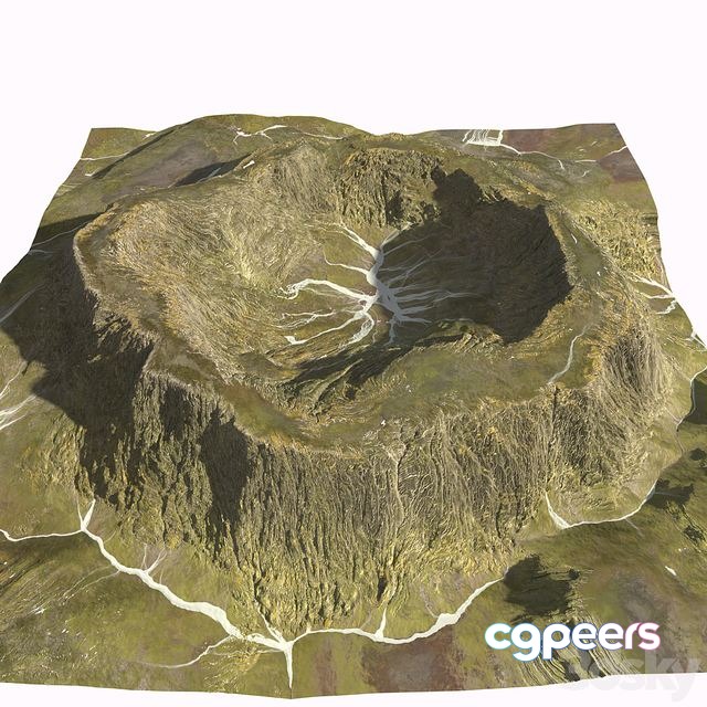 3ds Max Free - Mountain in real-world scale 3ds Max Free - Mountain in real-world scale