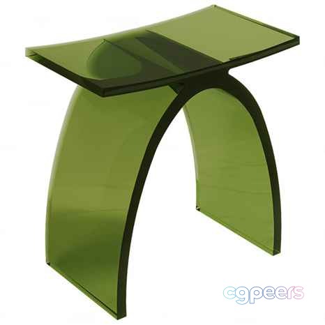 Modern Green Table 3D Model - 8235 - CORONA Render