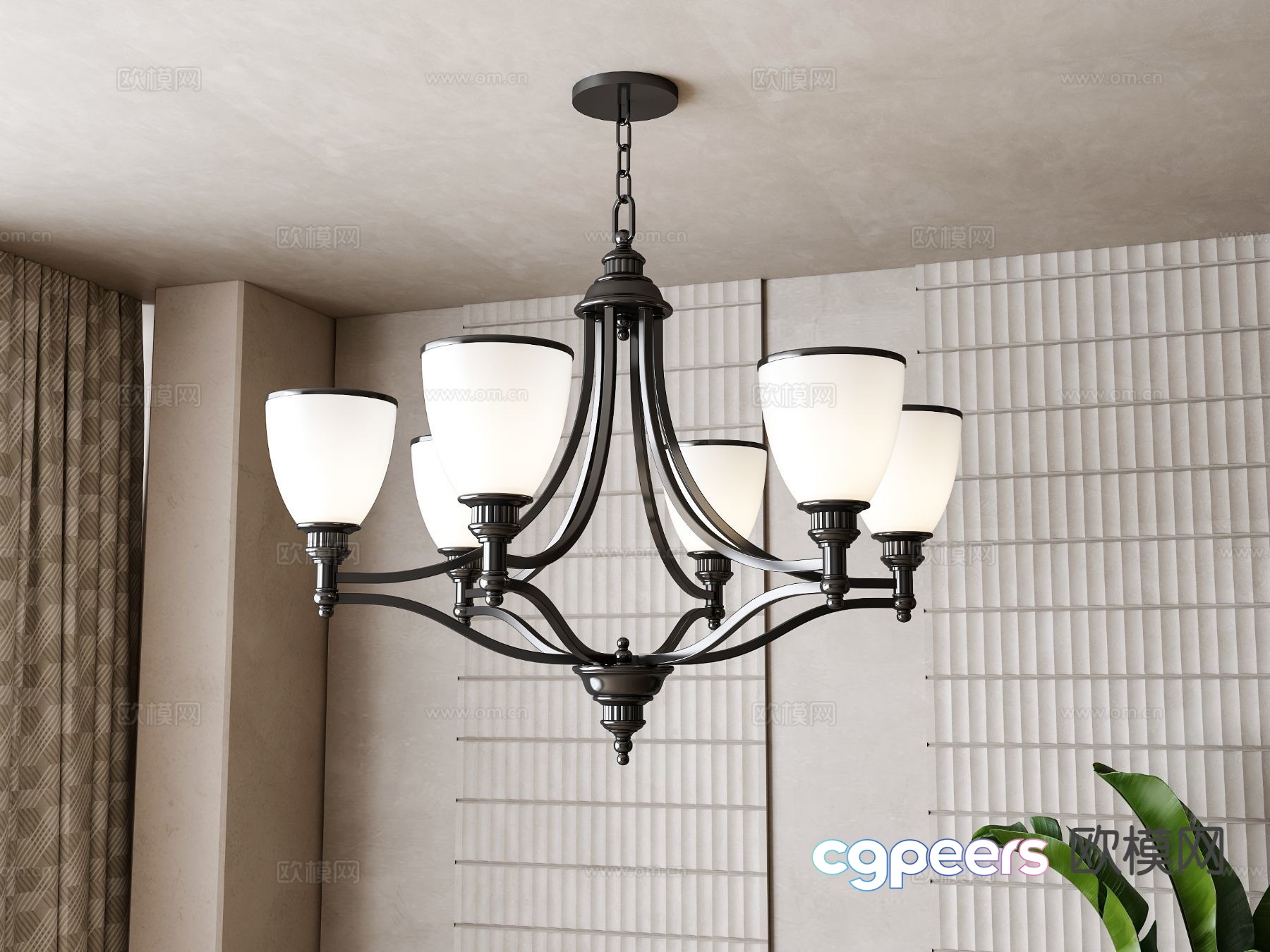 Modern Light Fixture 3D Model - 10857 - VRAY Render Modern Light Fixture 3D Model - 10857 - VRAY Render
