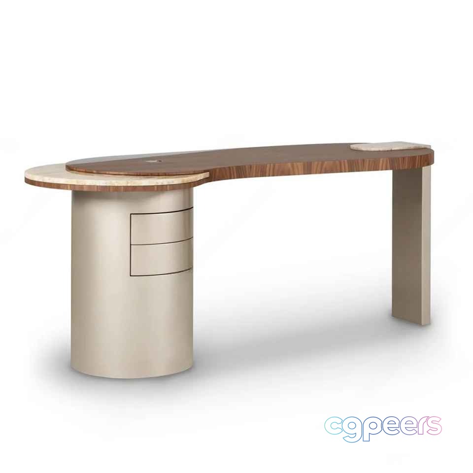 Modern Office Desk 3D Model - 14096 - VRAY Render Modern Office Desk 3D Model - 14096 - VRAY Render