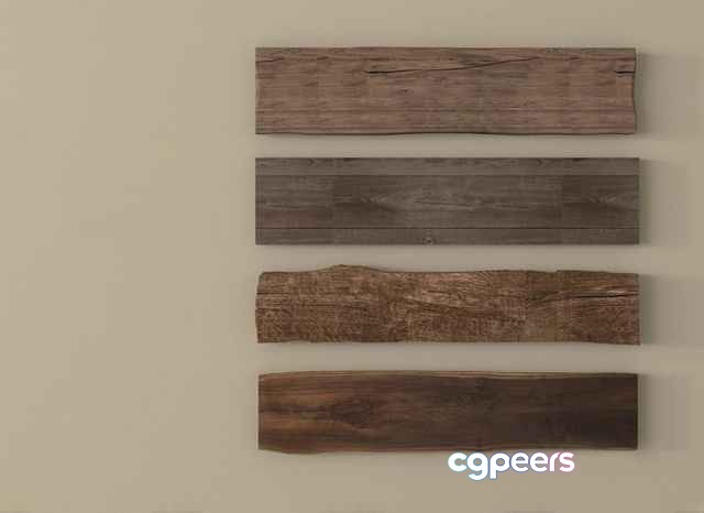 Wooden Wall Planks 3D Model - 2849 - VRAY Render Wooden Wall Planks 3D Model - 2849 - VRAY Render