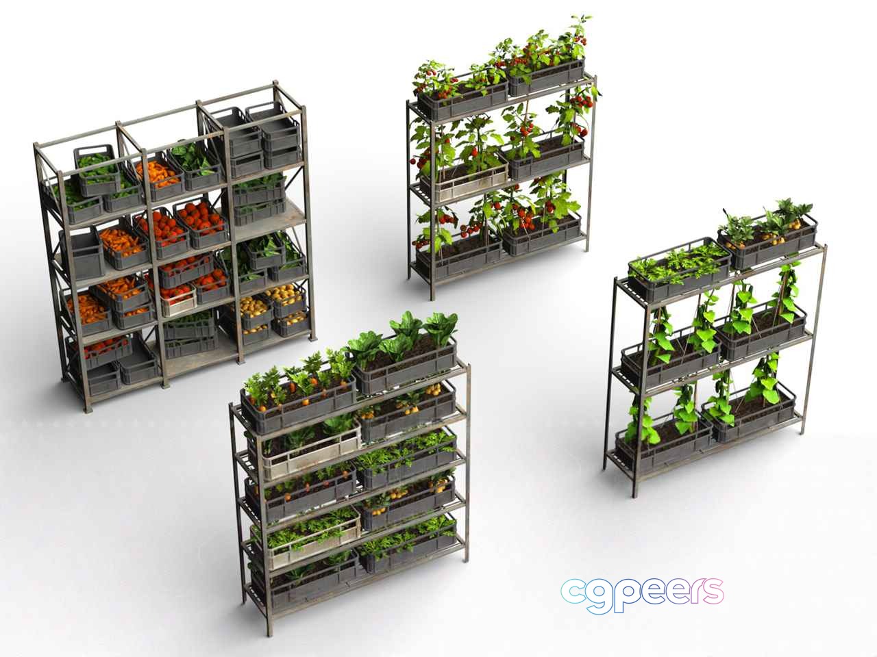 Vertical Garden 3D Model - 5488 - VRAY Render