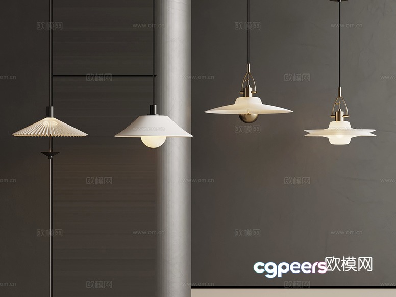 A Collection Of Hanging Lights 3D Model - 22363 - VRAY Render A Collection Of Hanging Lights 3D Model - 22363 - VRAY Render