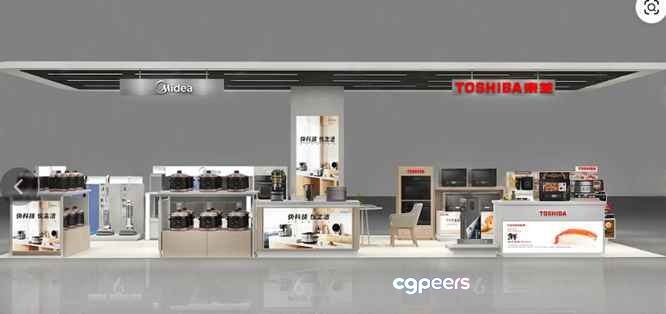 Modern Electronics Store 3D Model - 9363 - VRAY Render Modern Electronics Store 3D Model - 9363 - VRAY Render