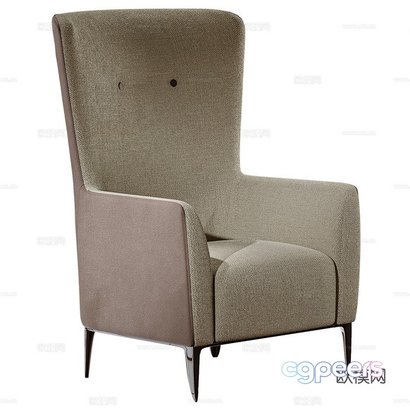 Modern Upholstered Chair 3D Model - 19434 - CORONA Render