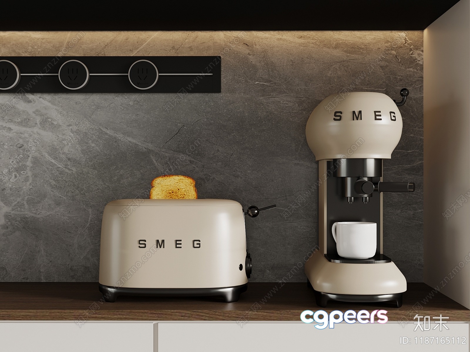 A Kitchen Appliance Set 3D Model - 659 - VRAY Render A Kitchen Appliance Set 3D Model - 659 - VRAY Render