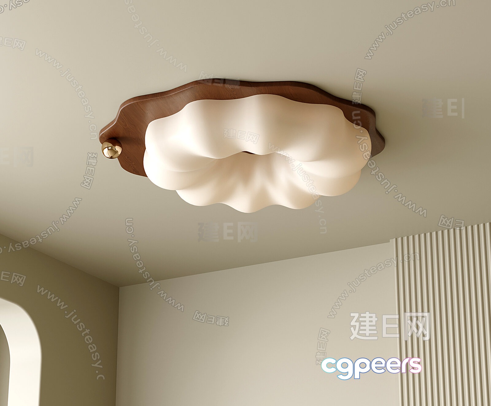 Gold Light Fixture 3D Model - 9427 - VRAY Render Gold Light Fixture 3D Model - 9427 - VRAY Render