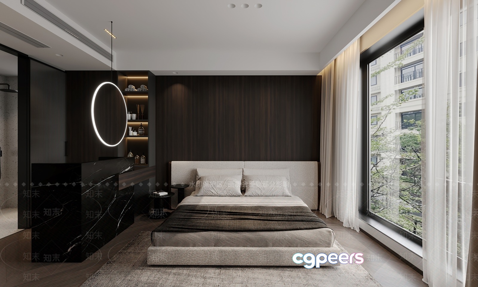 Modern Bedroom Design 3D Model - 20116 - VRAY Render Modern Bedroom Design 3D Model - 20116 - VRAY Render