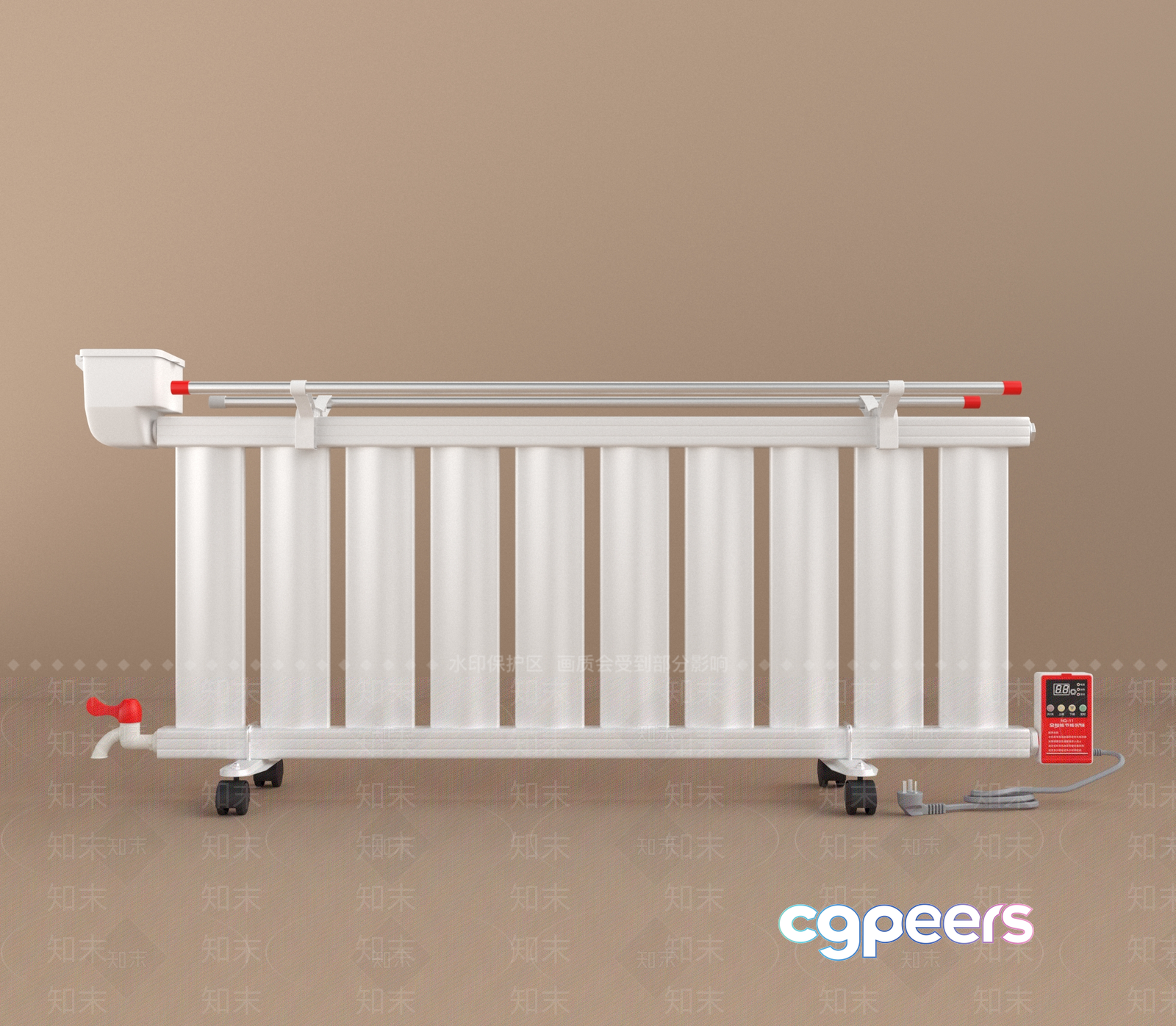 A White Baby Crib 3D Model - 16003 - VRAY Render A White Baby Crib 3D Model - 16003 - VRAY Render